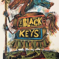 The Black Keys - 2008 Dan Grzeca Poster Boston, MA The Orpheum Gig Posters
