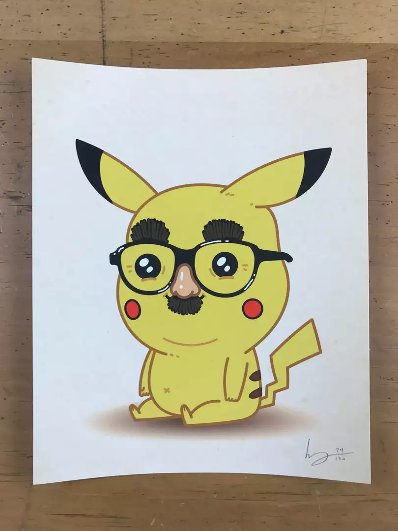 Disguise - 2016 Mike Mitchell Poster Just Like Us Print Art 5 Disguise - 2016 Mike Mitchell Poster Just Like Us Print Art