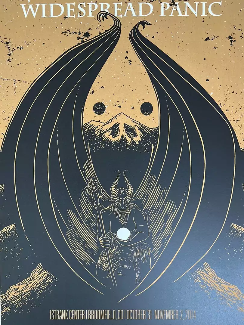 Colorado Widespread Panic - 2014 John Vogl Poster Broomfield, CO N2 3 Colorado Widespread Panic - 2014 John Vogl Poster Broomfield, CO N2