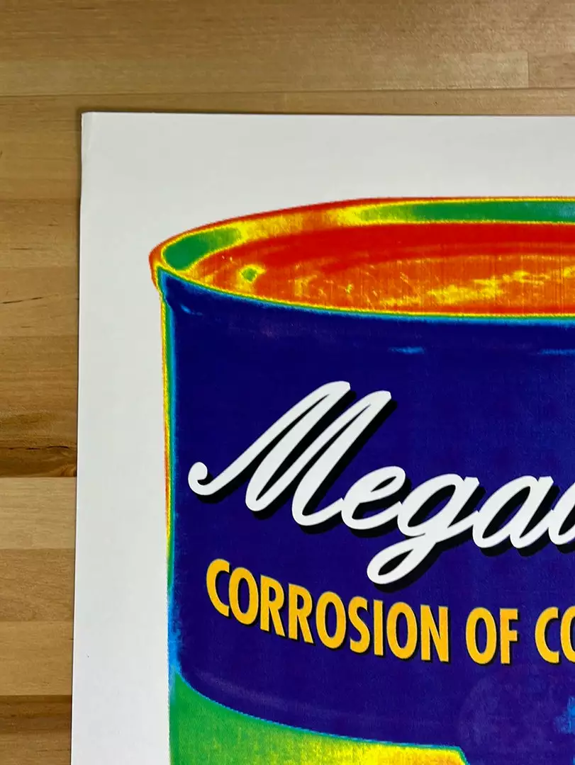 Megadeth - 1995 Matt Getz Poster San Diego, CA Del Mar Gig Posters 5 Megadeth - 1995 Matt Getz Poster San Diego, CA Del Mar Gig Posters