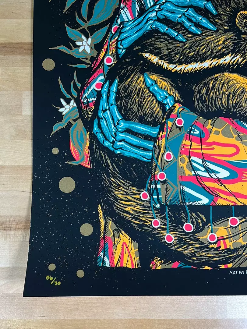 Dave Matthews Band - 2021 Munk One Poster Irvine, CA Blue Variant 8 Dave Matthews Band - 2021 Munk One Poster Irvine, CA Blue Variant