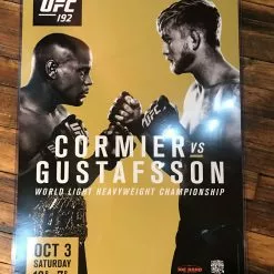 Sold Out Posters UFC 192 Poster Cormier Vs. Gustafsson Toyota Center PPV