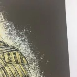 Reconstructed Barn Owl - 2013 Dan Grzeca Poster Art Print Charcoal Brown Art Prints