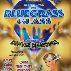 Sold Out Posters Bluegrass Glass - 2018 Poster Denver, CO Diamonds