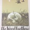 Gig Posters The Wood Brothers - 2013 Justin Santora Poster The Wood Brothers Summer Tour