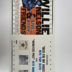 Sold Out Posters Willie Nelson - 2003 Original Vinyl Poster Insert 24x12 Record Art