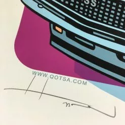 Queens Of The Stone Age - 2008 Justin Hampton Poster Victoria, B.C. Save On Food