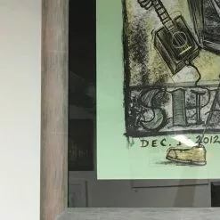 Alabama Shakes - 2012 Dan Grzeca Poster Chicago, IL Riviera Theatre FRAMED