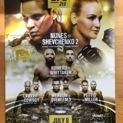Sold Out Posters UFC 213 Poster - Nunes Vs Shevchenko 2