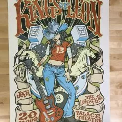 Gig Posters Kings Of Leon - 2009 Daymon Greulich Poster Louisville, KY