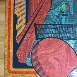 Foil Posters Pigeons Playing Ping Pong - 2020 Status Serigraph FOIL Poster Morris, CT 13 Foil Posters Pigeons Playing Ping Pong - 2020 Status Serigraph FOIL Poster Morris, CT