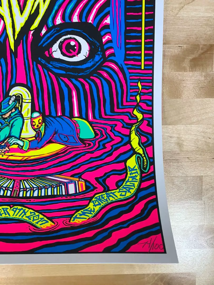 Queens Of The Stone Age - 2017 Brad Klausen Poster Salt Lake City AP 7 Queens Of The Stone Age - 2017 Brad Klausen Poster Salt Lake City AP