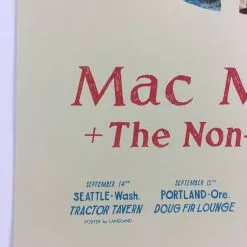 Mac McCaughen - 2015 Landland Poster West Coast Tour Gig Posters