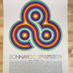 Bonnaroo - 2018 Owen Gildersleeve Poster Manchester, TN Gig Posters