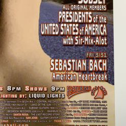 Greg Coiner Gig Posters MHP 87 Lords Of Acid, Flaming Lips - 2000 Poster Maritime Hall San Fran 1st