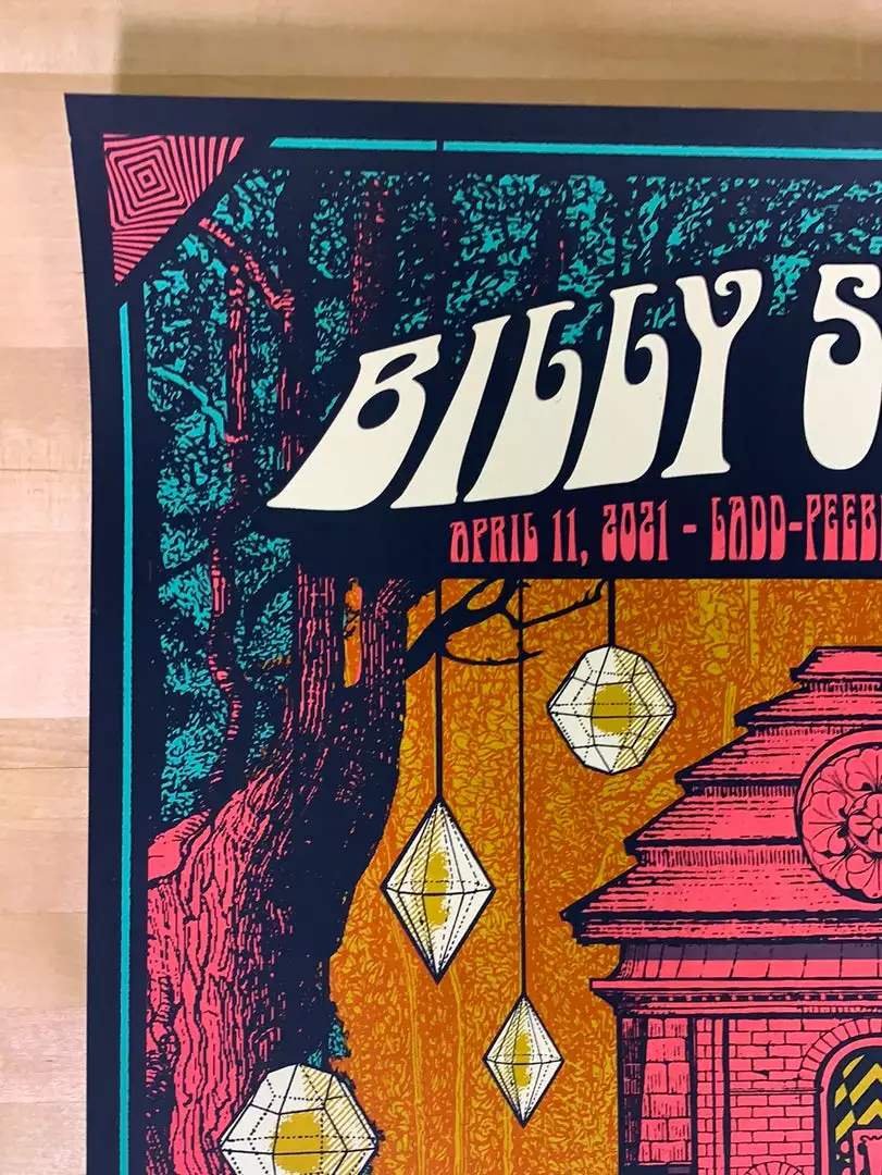 Billy Strings - 2021 Status Serigraph Poster Mobile, AL 4/11 Gig Posters 5 Billy Strings - 2021 Status Serigraph Poster Mobile, AL 4/11 Gig Posters