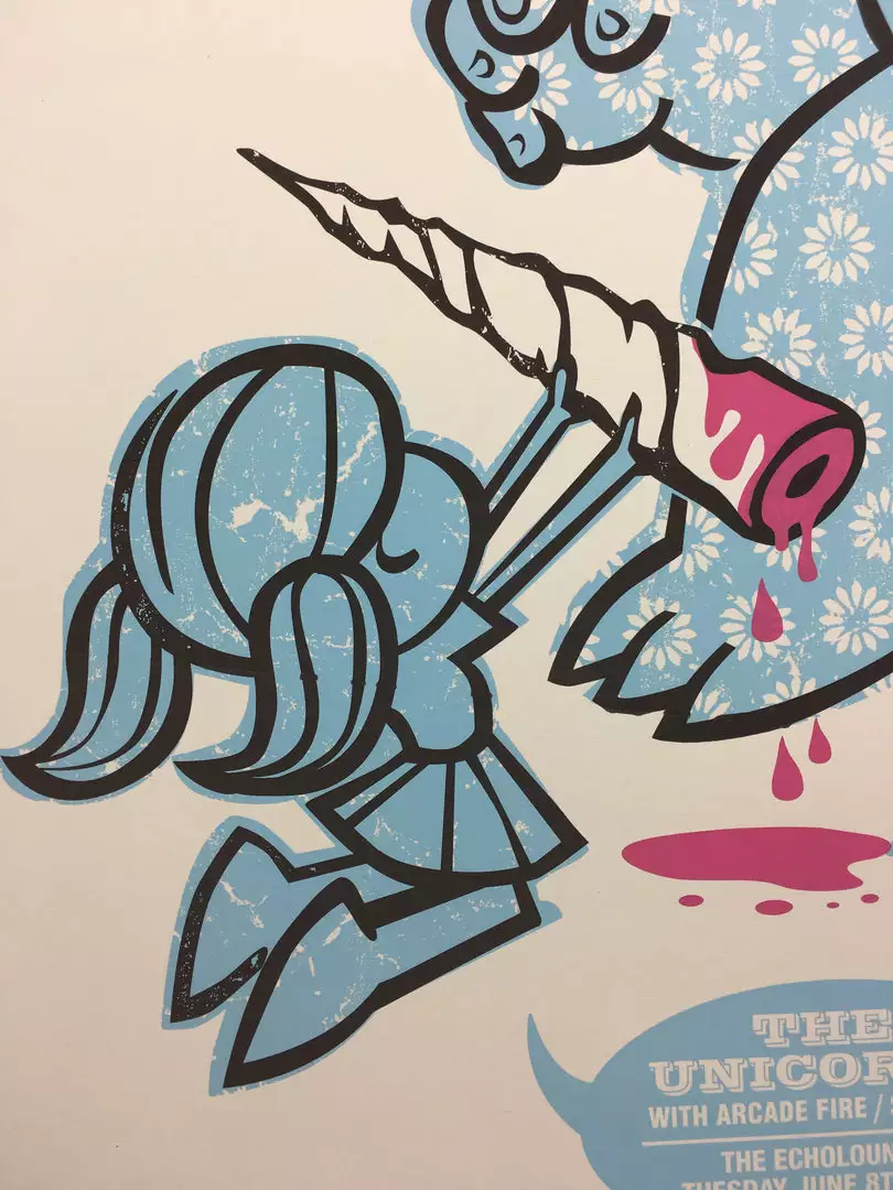 Unicorns - 2004 Methane Studios Poster Atlanta, GA Echo Lounge Gig Posters 4 Unicorns - 2004 Methane Studios Poster Atlanta, GA Echo Lounge Gig Posters