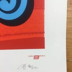 Ames Brothers Pearl Jam - 2013 Ames Bros Poster Santiago, Chile Lollapalooza S/N Gig Posters