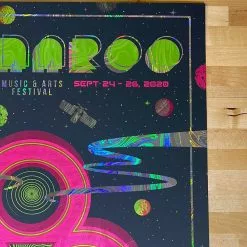 Bonnaroo - 2020 Status Serigraph Poster Manchester, TN FOIL Foil Posters