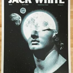 Jack White - 2022 The Silent Giants Poster Chicago, IL S/N