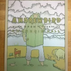 Gig Posters Andrew Bird - 2009 Jay Ryan Poster New York City, NY Carnegie Hall