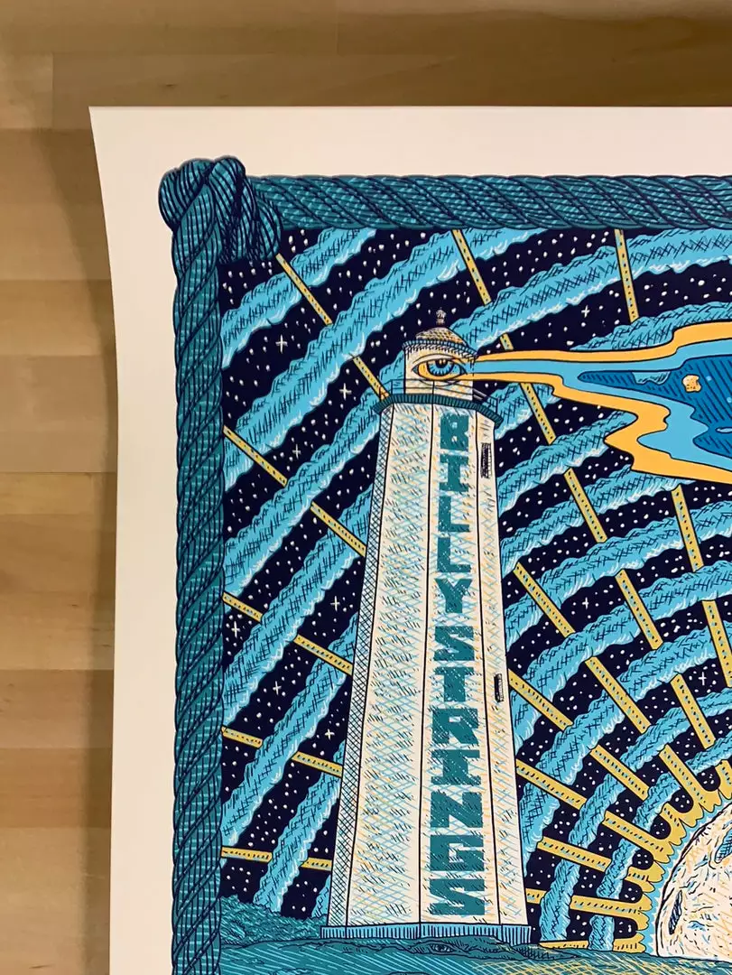 Billy Strings - 2021 Owen Murphy Poster New Haven, CT N1 AP 5 Billy Strings - 2021 Owen Murphy Poster New Haven, CT N1 AP