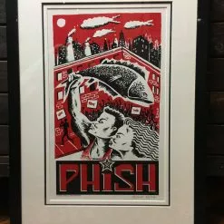 Phish - 1997 Jim Pollock Poster Art Of Modern Rock Series, Framed 11 Phish - 1997 Jim Pollock Poster Art Of Modern Rock Series, Framed