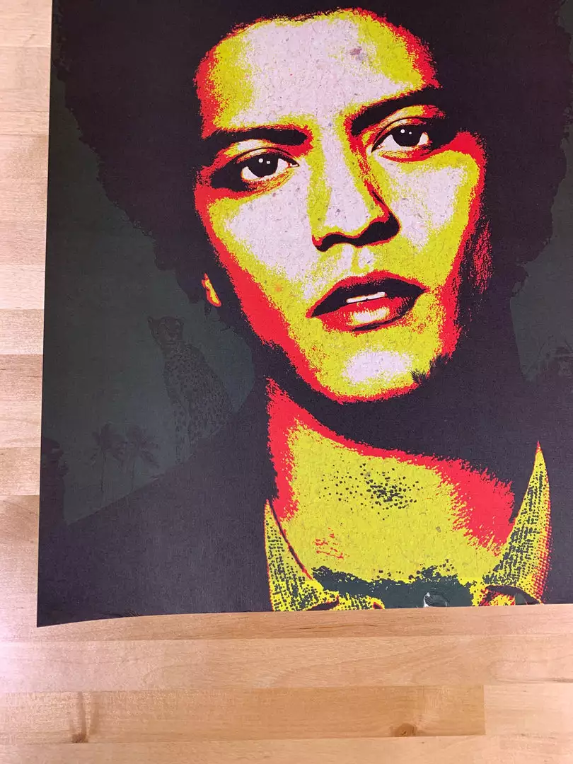 Sold Out Posters Bruno Mars - 2013 Moonshine Jungle Tour Poster (damaged) San Deigo CA 8 Sold Out Posters Bruno Mars - 2013 Moonshine Jungle Tour Poster (damaged) San Deigo CA