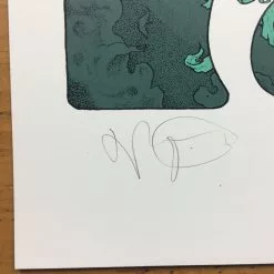 Pig Lady - 2008 John Dyer Baizley Poster Teal Art Prints