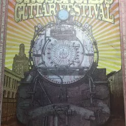 Eric Clapton Crossroads Guitar Festival - 2010 Ron Donovan Poster Oakland, CA Hangar 18