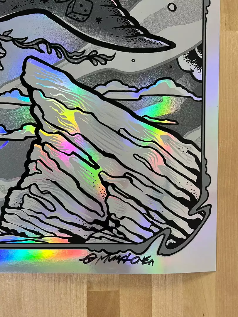 Sublime - 2022 Munk One Poster Red Rocks Morrison, CO FOIL Mono Colorado 7 Sublime - 2022 Munk One Poster Red Rocks Morrison, CO FOIL Mono Colorado