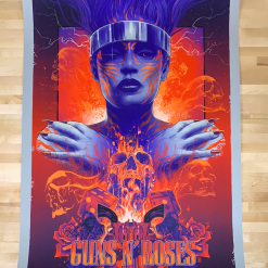 Guns N' Roses - 2021 Vance Kelly Poster 1st Edition Variant Gig Posters