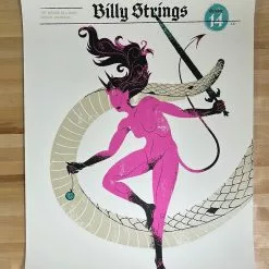 Billy Strings - 2021 Delicious Design League Poster Denver, CO 10/14 AP Colorado