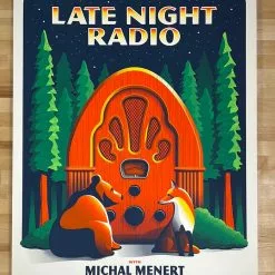 Colorado Late Night Radio - 2021 Mike Tallman Poster Denver, CO S/N