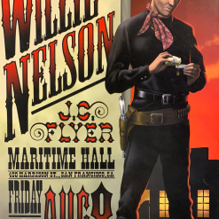 Gig Posters MHP 35 Willie Nelson - 1997 Jim Phillips Poster Maritime Hall San Fran 1st