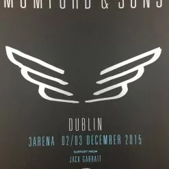 Sold Out Posters Mumford & Sons - 2015 Poster Dublin, Ireland 3Arena