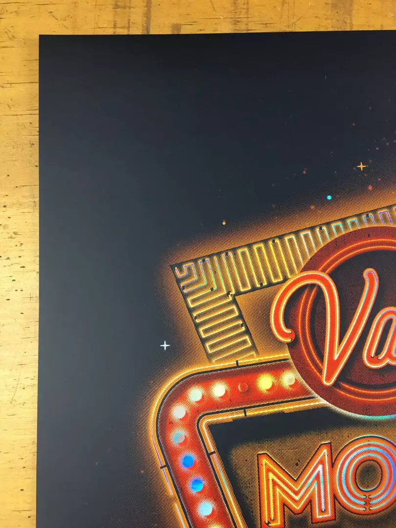Van Morrison - 2017 DKNG Poster Los Vegas NV Caesar's Palace FOIL Foil Posters 9 Van Morrison - 2017 DKNG Poster Los Vegas NV Caesar's Palace FOIL Foil Posters