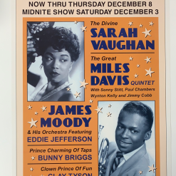 Miles Davis - 1960 Dennis Loren Repro Poster Washington DC
