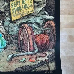 Billy Strings - 2021 Landland Poster Spokane, WA