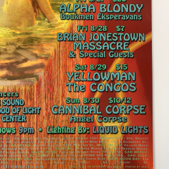 Carolyn Ferris Gig Posters MHP 50 Maritime Hall - 1998 Poster August Blink-182, SCI, Leftover Salmon San Fran 1st 12 Carolyn Ferris Gig Posters MHP 50 Maritime Hall - 1998 Poster August Blink-182, SCI, Leftover Salmon San Fran 1st