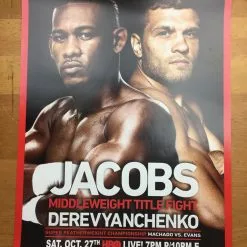 Sold Out Posters Boxing - 2019 Poster Jacobs Vs Derevyanchenko
