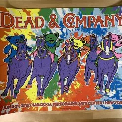 Gregg Gordon Dead & Company - 2016 Gigart Poster Saratoga, NY Summer Tour AP