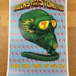Queens Of The Stone Age - 2003 EMEK Poster Fort Worth, TX Ridglea Theatre 11 Queens Of The Stone Age - 2003 EMEK Poster Fort Worth, TX Ridglea Theatre