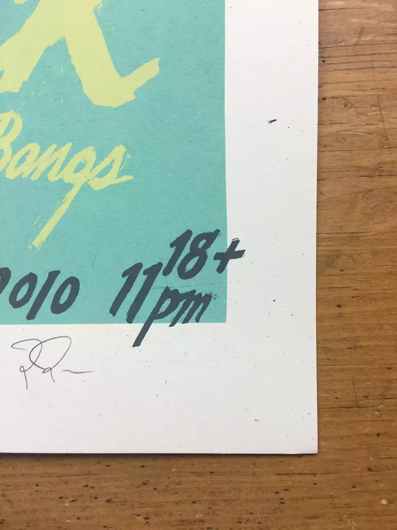 The Soft Pack - 2010 Jay Ryan Poster Chicago, IL Schubas 8 The Soft Pack - 2010 Jay Ryan Poster Chicago, IL Schubas