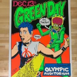 Gig Posters Green Day - 1995 Chris Coop Poster Los Angeles, CA 1st Olympic Auditorium