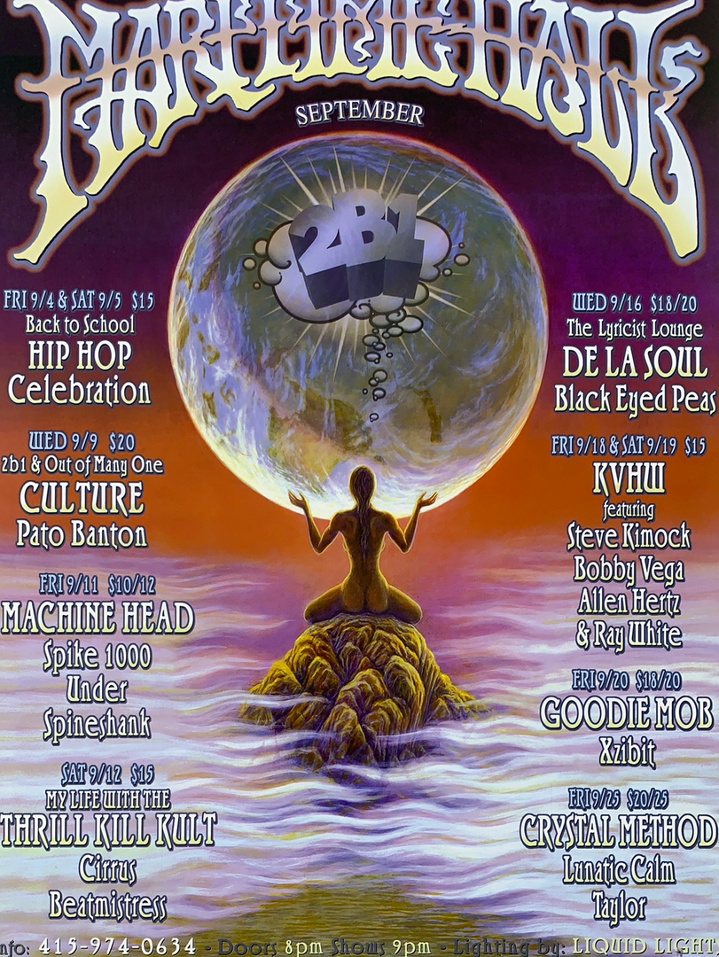 MHP 51 Maritime Hall - 1998 Mark Henson Poster September San Fran 1st Gig Posters 3 MHP 51 Maritime Hall - 1998 Mark Henson Poster September San Fran 1st Gig Posters