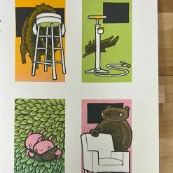 Inktober Uncut Postcard Set #1 - 2021 Jay Ryan Poster Art Print