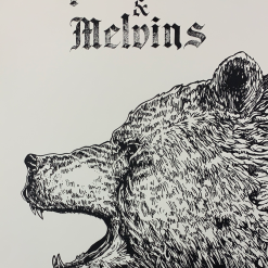 Napalm Death & Melvins - 2016 Fugscreens Studios Poster Denver, CO 4/27