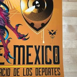 Tool - 2014 Alex Arizmindi Poster Mexico City Palacio De Los Deportes