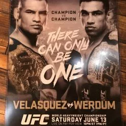 Sold Out Posters UFC 188 Poster Velazquez Vs. Werdum Mexico PPV 5 Sold Out Posters UFC 188 Poster Velazquez Vs. Werdum Mexico PPV